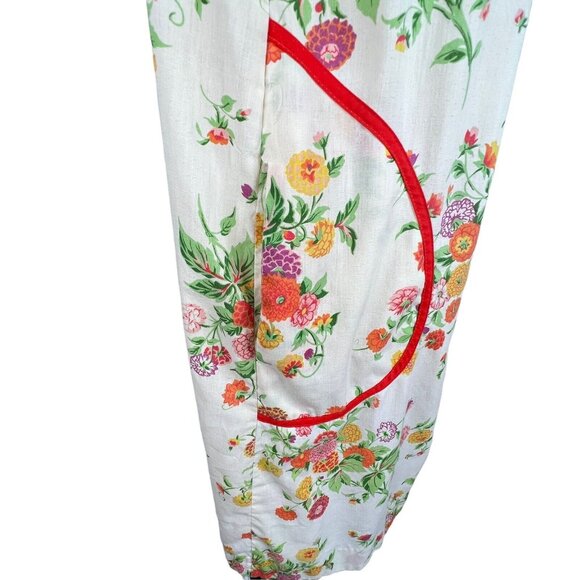 Vintage Models Coat House Coat Size  Floral Snap Front Duster Muumuu Robe - Picture 4 of 6